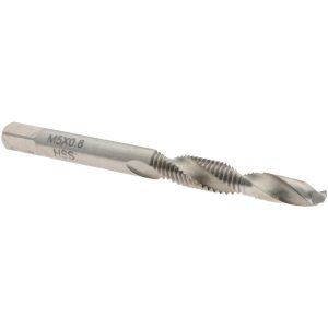 VALUE COLLECTION Combination Drill Tap: D4, High Speed Steel X789 M5X8
