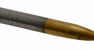 BALAX Thread Forming Tap: M2x0.4 Metric, 6H Class of Fit, Bottoming Chamfer, High-Speed Steel, Titanium Nitride Finish 17285-01T