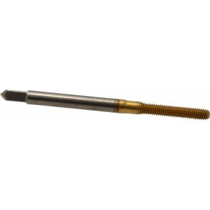 BALAX Thread Forming Tap: M3x0.5 Metric, 4H Class of Fit, Bottoming Chamfer, High-Speed Steel, Titanium Nitride Finish 17563-01T