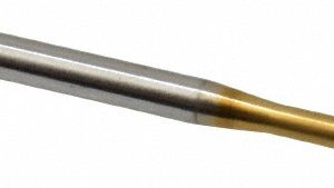 BALAX Thread Forming Tap: M3.5x0.6 Metric, 6H Class of Fit, Bottoming Chamfer, High-Speed Steel, Titanium Nitride Finish 17747-01T