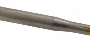 BALAX Thread Forming Tap: M4x0.7 Metric, 4H Class of Fit, Bottoming Chamfer, High-Speed Steel, Titanium Nitride Finish 17944-01T