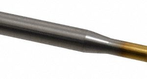 BALAX Thread Forming Tap: M5x0.8 Metric, 6H Class of Fit, Bottoming Chamfer, High-Speed Steel, Titanium Nitride Finish 18148-01T
