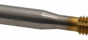 BALAX Thread Forming Tap: M8x1.25 Metric, 4H Class of Fit, Bottoming Chamfer, High-Speed Steel, Titanium Nitride Finish 18545-01T