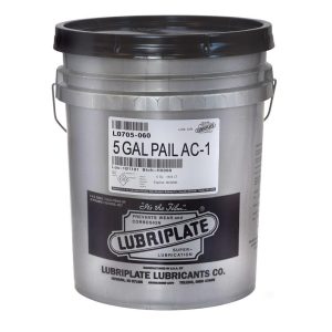 LUBRIPLATE 5 Gal Pail, ISO 46, SAE 20, Air Compressor Oil L0705-060
