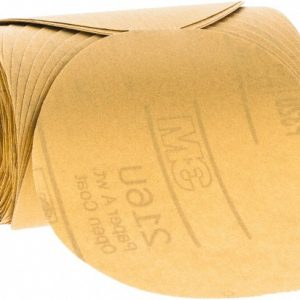 3M 5" Dia PSA Disc Roll: 320 Grit, Aluminum Oxide 7000028093
