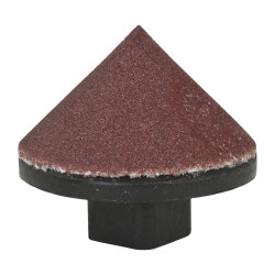 SUPERIOR ABRASIVES 7/8" Diam 120 Grit 90&deg; Included Angle Cone Center Lap A007977