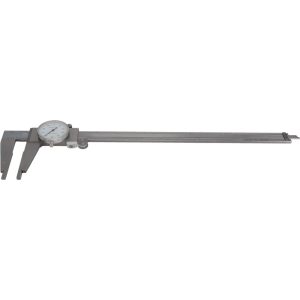 VALUE COLLECTION Dial Caliper: 12", 0.001000" Graduation, 0.1" per Revolution, Stainless Steel Jaws 10W-S013