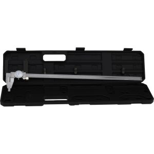 VALUE COLLECTION Dial Caliper: 24", 0.001000" Graduation, 0.1" per Revolution, Stainless Steel Jaws 10W-S024