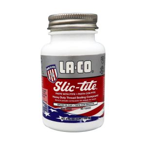 LA-CO Pipe Thread Sealant: White, 1/4 pt Can 42009