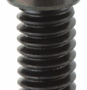 MITEE-BITE 1/4-20, 1/2" Length, Stainless Steel, Black Oxide Finish, Cam Clamp Screw 10464