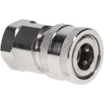 PARKER Hydraulic Hose Valve Fitting: 1/4", 5,000 psi SVHC4-4F