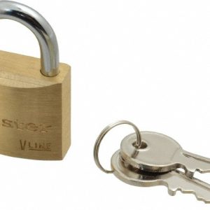 MASTER LOCK Padlock: Brass, Keyed Alike, 1-1/8" Wide 4130KA-314