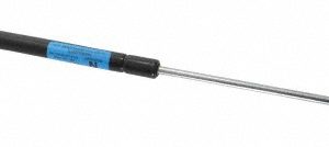 GUDEN Fixed Force Gas Spring: 0.24" Rod Dia, 0.59" Tube Dia, 20 lb Capacity GGN48-020-C
