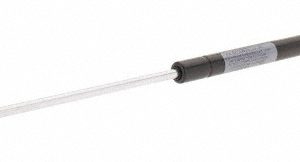GUDEN Fixed Force Gas Spring: 0.24" Rod Dia, 0.59" Tube Dia, 80 lb Capacity GGN48-080-C