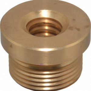 KEYSTONE THREADED PRODUCTS 1.12" Long, 3/4" High, 1/2" Thread Length, Bronze, Right Hand, Round, Precision Acme Nut NQ008AC1A001965