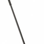RUBBERMAID 10" Smooth Surface Jumbo Sweep Angle Broom, Metal Handle, Black FG638906BLA