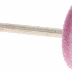 GRIER ABRASIVES Mounted Point: 1/8" Thick, 1/8" Shank Dia, W211, 80 Grit, Medium W211-P-26341