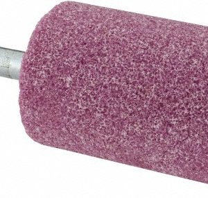 GRIER ABRASIVES Mounted Point: 2" Thick, 1/4" Shank Dia, W232, 60 Grit, Medium W232-P-26361