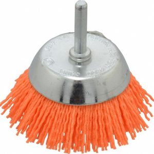 DICO Cup Brush: 2-1/2" Dia, 0.04" Wire Dia, Nylon 7200013