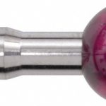 RENISHAW CMM Ball Stylus: 6 mm Ball Dia, 10 mm OAL, M2 A-5000-4156