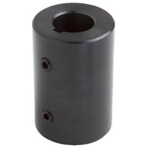 CLIMAX METAL PRODUCTS 3/4" Inside x 1-1/2" Outside Diam, Mild Steel Set Screw Rigid Coupling with keyway RC-075-KW