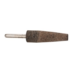 GRIER ABRASIVES Mounted Point: 2-1/2" Thick, 1/4" Shank Dia, A1, 36 Grit, Very Coarse A1-B-20283