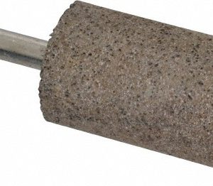 GRIER ABRASIVES Mounted Point: 2" Thick, 1/4" Shank Dia, W222, 36 Grit, Very Coarse W222-B-17720