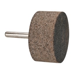 GRIER ABRASIVES Mounted Point: 1" Thick, 1/4" Shank Dia, W242, 36 Grit, Very Coarse W242-B-20314