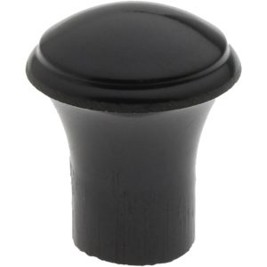 GIBRALTAR 21/32" Head Dia, 6-32 Hole, 3/4" High, Phenolic, Female Insert, Push Pull Knob G10-3001-B