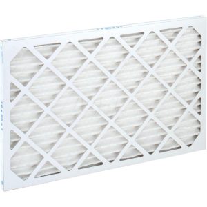 PRO-SOURCE Pleated Air Filter: Wire-Backed Pleated, MERV 10, Synthetic, 55% Efficient, 16" High, 25" Wide, 1" Deep PRO10445