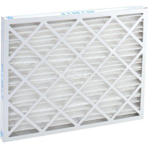 PRO-SOURCE Pleated Air Filter: Wire-Backed Pleated, MERV 10, Synthetic, 55% Efficient, 20" High, 25" Wide, 2" Deep PRO10462
