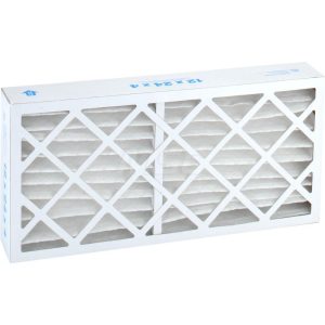 PRO-SOURCE Pleated Air Filter: Wire-Backed Pleated, MERV 10, Synthetic, 55% Efficient, 12" High, 24" Wide, 4" Deep PRO10465