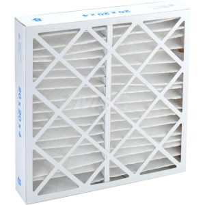 PRO-SOURCE Pleated Air Filter: Wire-Backed Pleated, MERV 10, Synthetic, 55% Efficient, 20" High, 20" Wide, 4" Deep PRO10469