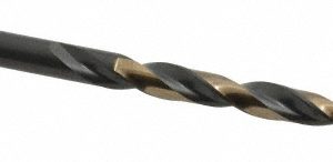 TRIUMPH TWIST DRILL Jobber Length Drill Bit: #7, 135 &deg;, High Speed Steel 012607