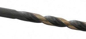 TRIUMPH TWIST DRILL Jobber Length Drill Bit: #12, 135 &deg;, High Speed Steel 012612