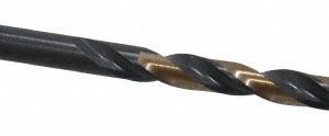 TRIUMPH TWIST DRILL Jobber Length Drill Bit: #14, 135 &deg;, High Speed Steel 012614