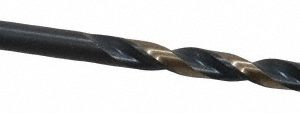 TRIUMPH TWIST DRILL Jobber Length Drill Bit: #25, 135 &deg;, High Speed Steel 012625
