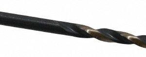 TRIUMPH TWIST DRILL Jobber Length Drill Bit: #30, 135 &deg;, High Speed Steel 012630