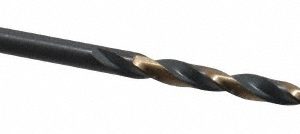 TRIUMPH TWIST DRILL Jobber Length Drill Bit: #31, 135 &deg;, High Speed Steel 012631