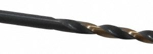 TRIUMPH TWIST DRILL Jobber Length Drill Bit: #33, 135 &deg;, High Speed Steel 012633