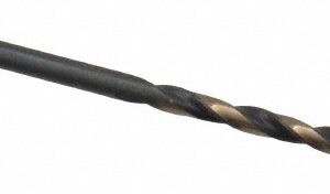 TRIUMPH TWIST DRILL Jobber Length Drill Bit: #36, 135 &deg;, High Speed Steel 012636