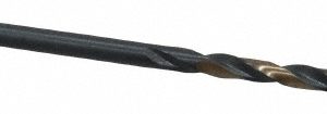 TRIUMPH TWIST DRILL Jobber Length Drill Bit: #43, 135 &deg;, High Speed Steel 012643
