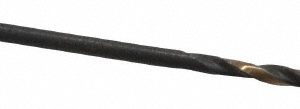 TRIUMPH TWIST DRILL Jobber Length Drill Bit: #52, 135 &deg;, High Speed Steel 012652