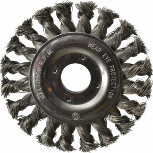 VALUE COLLECTION Wheel Brush: 4-1/2" Wheel Dia, Knotted S00651950