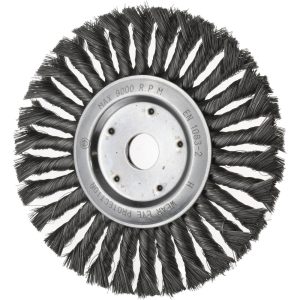 VALUE COLLECTION Wheel Brush: 7" Wheel Dia, Knotted S00652032