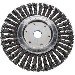 VALUE COLLECTION Wheel Brush: 8" Wheel Dia, Knotted S00652040
