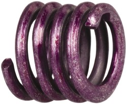 HELI-COIL Screw-Locking Insert: Stainless Steel, #6-32 UNC, 1-1/2D AT3585-06C207