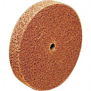 3M Deburring Wheel: 2" Dia, 3/4" Face Width, 1/4" Hole, Density 5, Aluminum Oxide 7010366075
