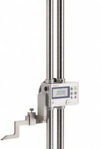 MITUTOYO Electronic Height Gage: 24" Max, 0.005 & 0.0100 micron Resolution, 0.001500" Accuracy 192-672-10