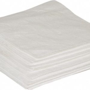 BRADY SPC SORBENTS Sorbent Pad: Oil Only Use, 30" Wide, 30" Long, 53 gal, White ENV50